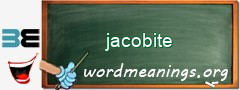 WordMeaning blackboard for jacobite